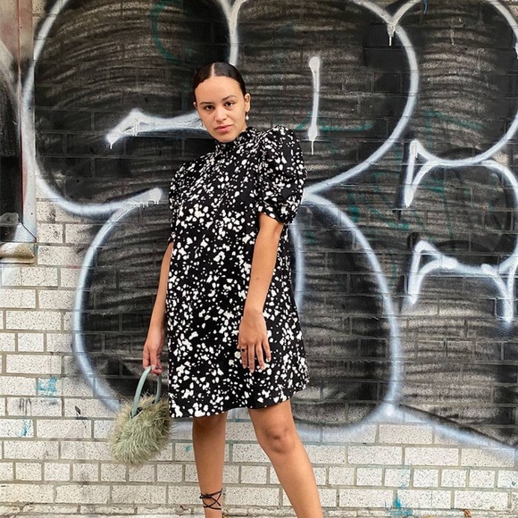 Who What Wear Mockneck Smocked Floral Dress XXL - Picture 1 of 9